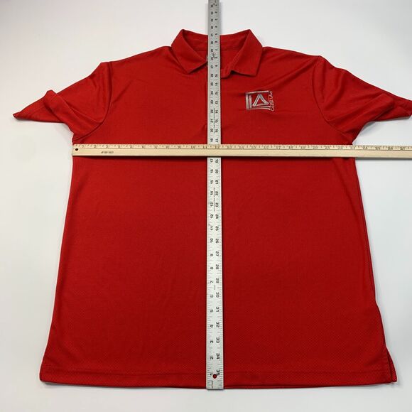 Callaway Polo Shirt Mens L Large Red Optidri Performance Short Sleeve Golf - Picture 6 of 9